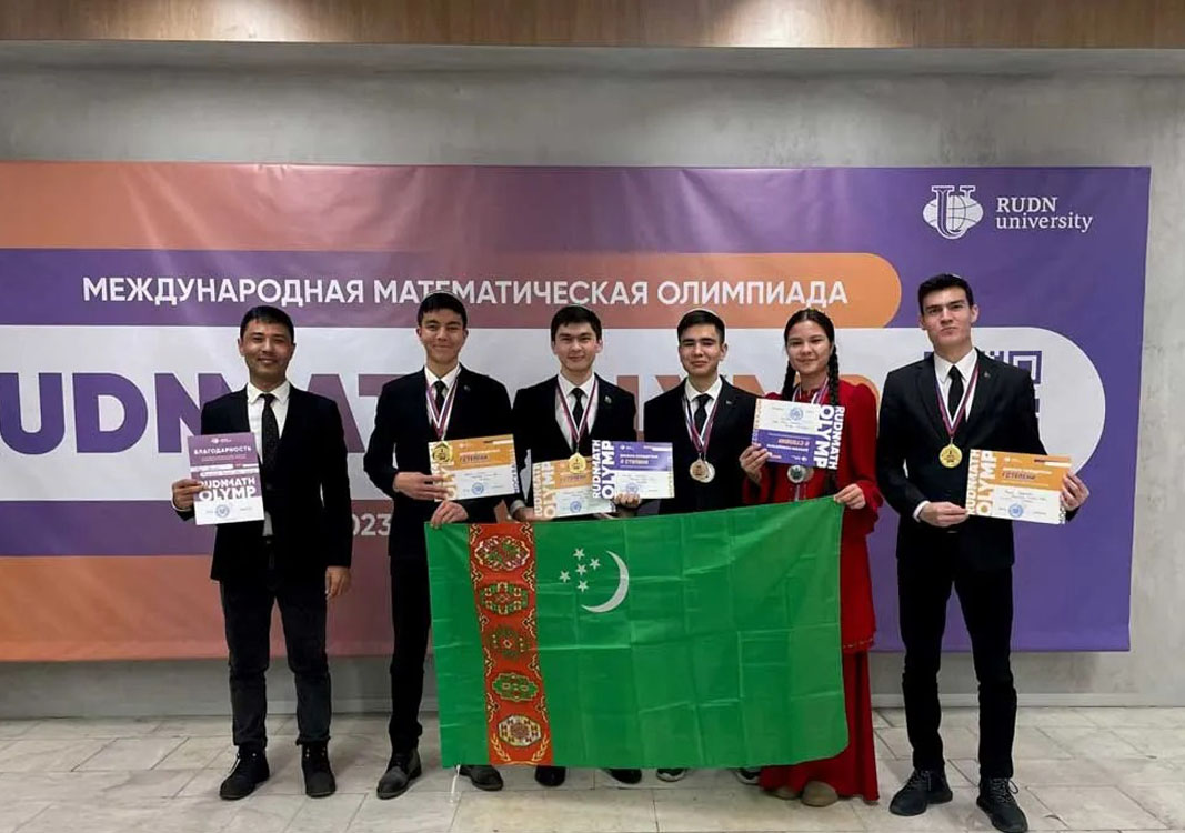 Türkmen talyplary Moskwada geçirilen halkara matematika olimpiadasynda  medala mynasyp boldular