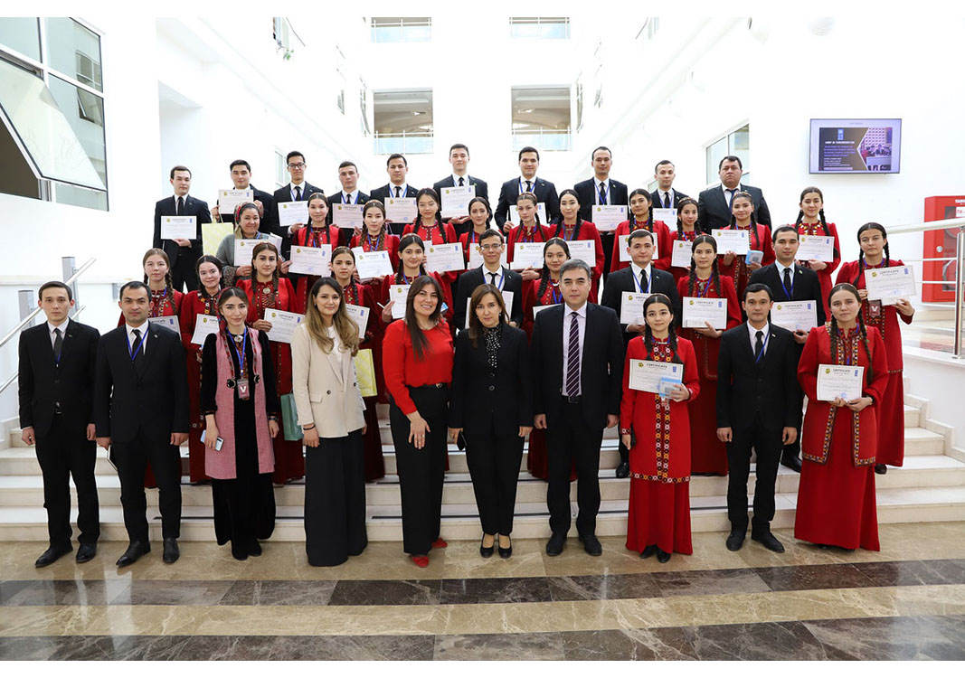 An intellectual competition was held in Turkmenistan in honour of International Women's Day