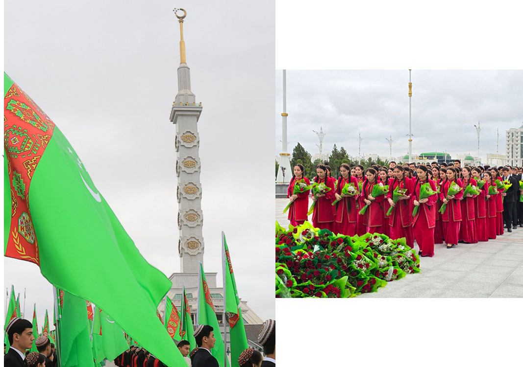 President Serdar Berdimuhamedov took part in the festive ceremonies