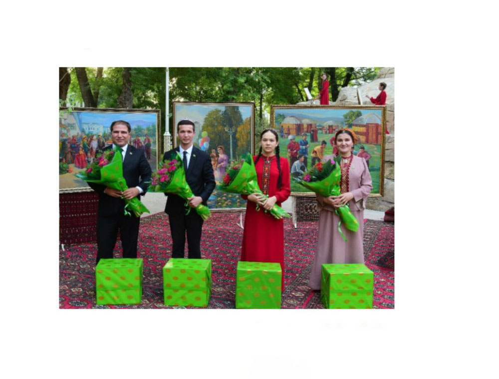 “ARKADAGLY SERDARLY AK ŞÄHERIM AŞGABAT” ATLY DÖREDIJILIK BÄSLEŞIGINIŇ JEMLERI JEMLENDI