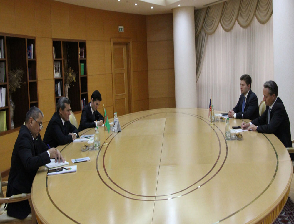 A meeting with the executive director of the Turkmenistan-USA Business Council
