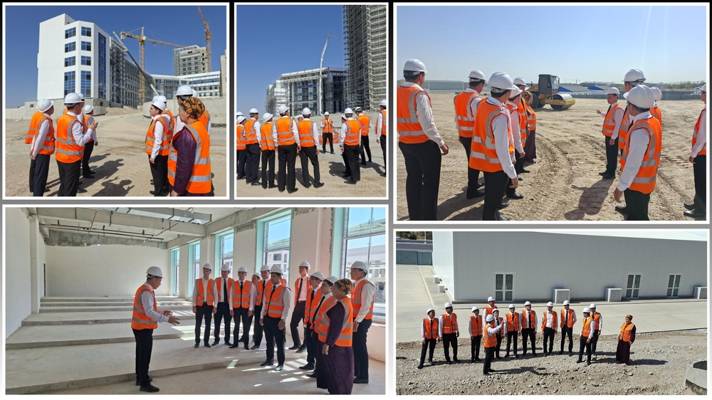 Talyplar täze binada bilimlerini artdyrýarlar